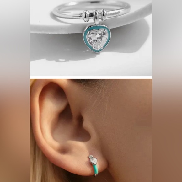 Beautiful ring and earring set - Picture 4 of 7